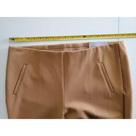 Chico's 2.5 So Slimming 360 Juliet Slim Leg Pants Camel Tan US 14 NWT Ponte - Picture 8 of 10